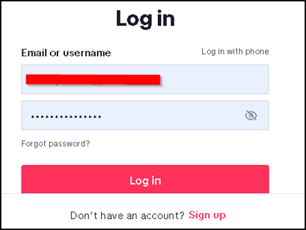 auto login with name and password
