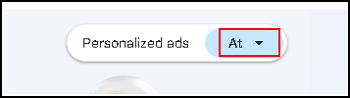 personalized ads on