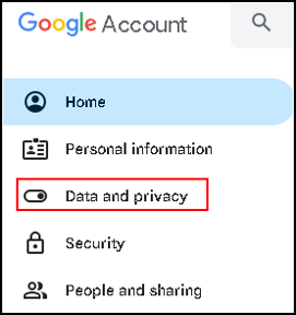 select data and privacy