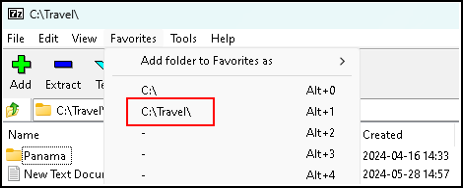 intro to 7-zip file manager added to favorites