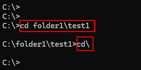 move directly between folders
