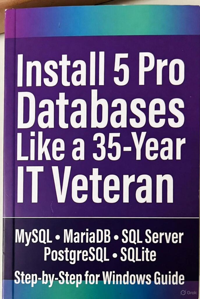 install mysql mariadb sql server postgresql sqlite on windows. By Henny Staas, 35 years banking-IT veteran